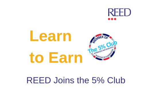 apprenticeships - learn to earn - 5% club blog