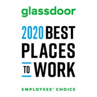 Glassdoor Best Places Work 2020 logo