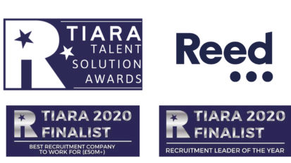 Reed Shortlisted for THREE Recruitment Awards at the 2020 TIARAs