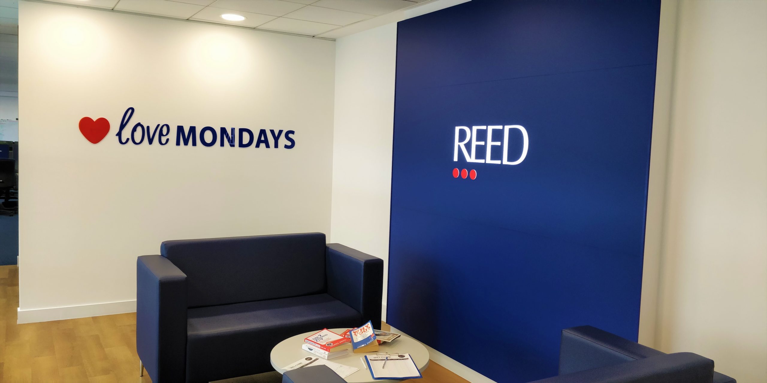 Reed Oxford reception area (present day)
