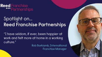 Reed Franchise Partnerships - spotlight blog featuring Rob Barklamb, International Franchise Manager